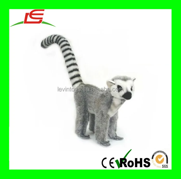 ICTI 25cm Plush Cuddly Toy Black Soft Lemur