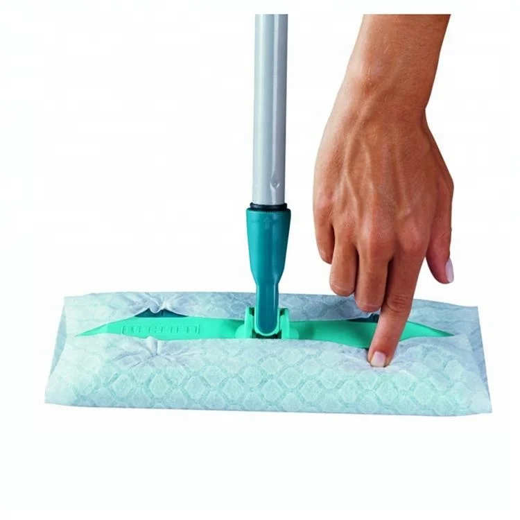 Non-woven lazy mop floor cleaning mop with disposable mop wipes