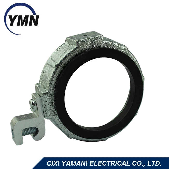 Zinc Plated Malleable Iron Grounding Bushing with Insulated Throat