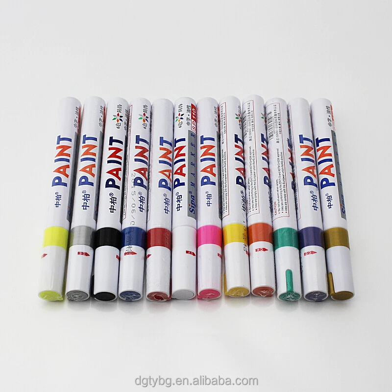 Empty marker en barrel paint pen empty to refill ink empty pen aluminum tube
