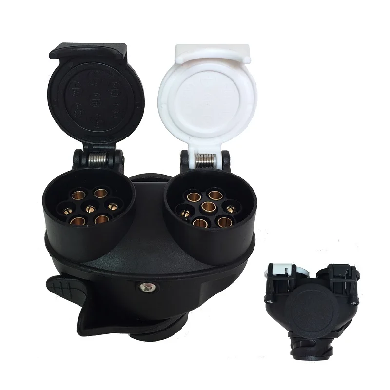 Переходник с 13 Pin на 7 для розетки прицепа грузовика RV двойным