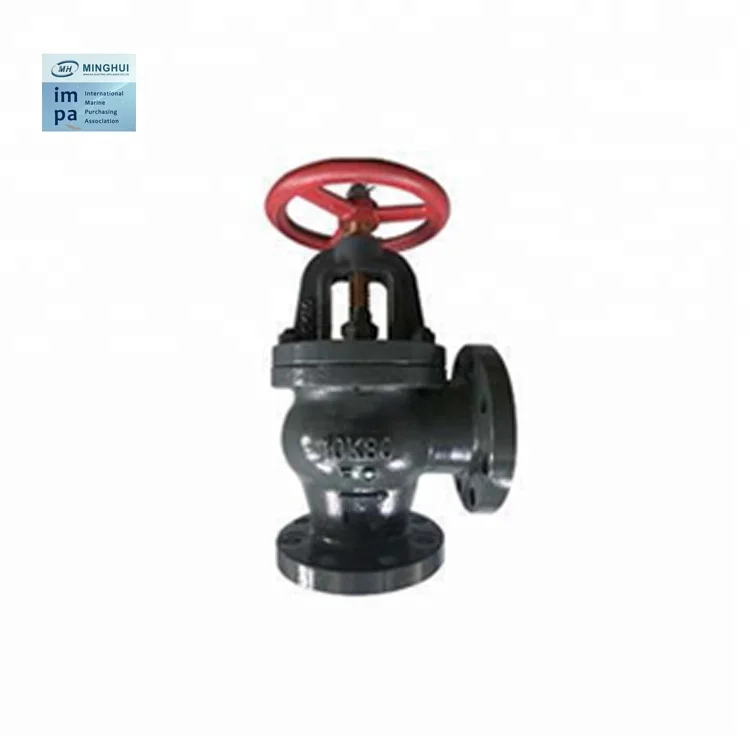 JIS чугунная корабельная 5 К K К 10 k К 16 k 750216 угловой клапан IMPA F-7306 поставка судна