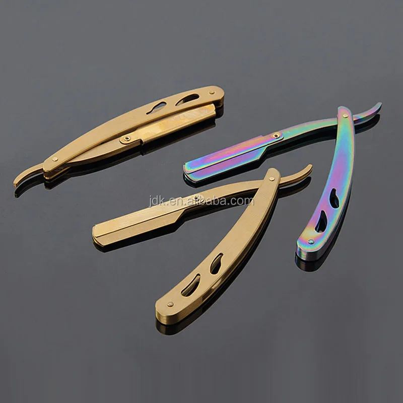 Mens Barber Shop Razors Shaving Knife Folding Hair Removal Tools