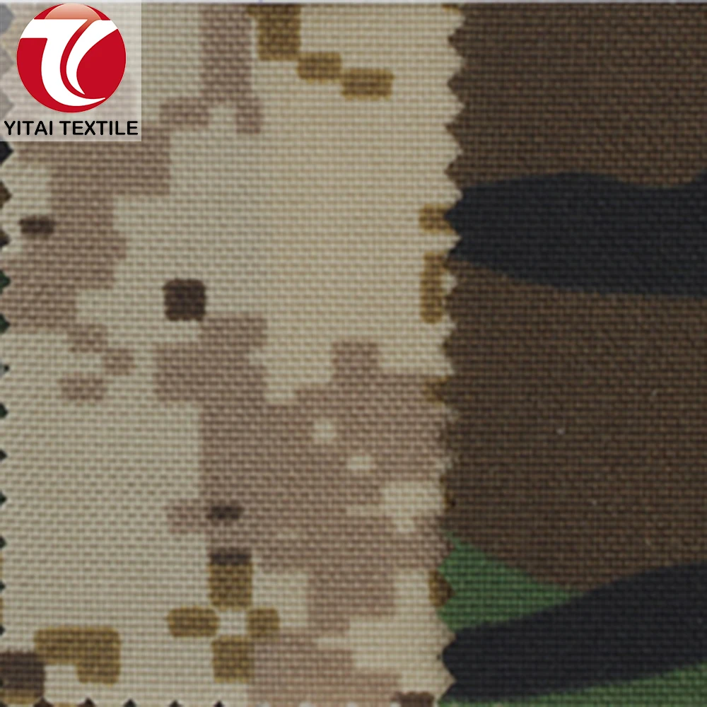 Водостойкая 1050d Мультикам камуфляжная нейлоновая cordura ткань с принтом под заказ с полиуретановым покрытием