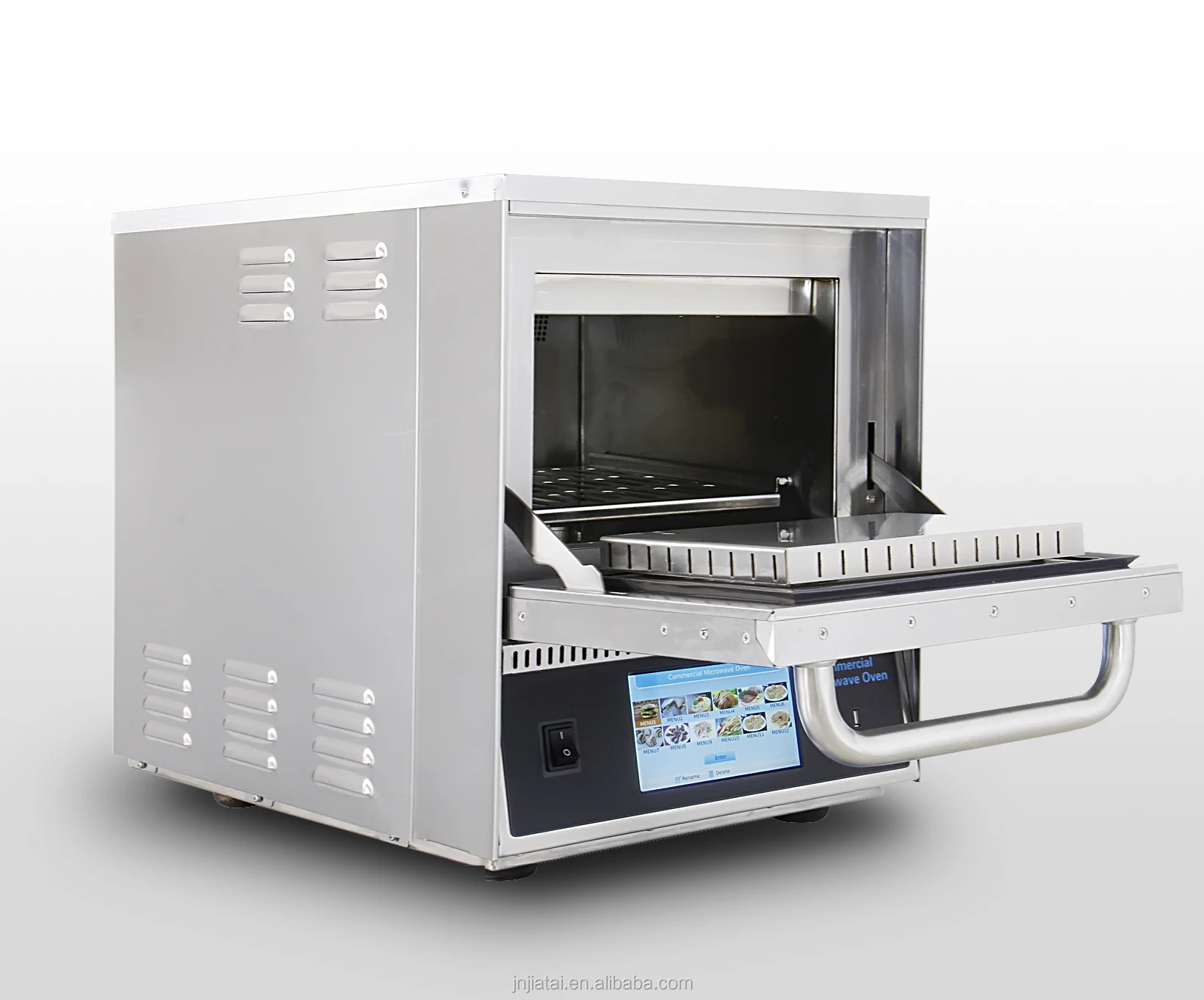 Introduce large cavity 23L 0.83cft 4100w commercial microwave oven with smart menu system and touch display ---MP3 model T type