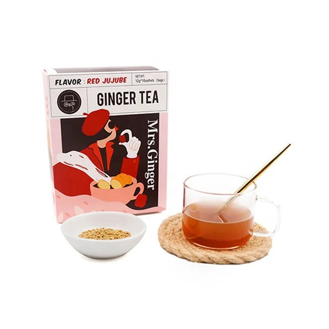 Chinese Instant Red Jujube Ginger Tea Crystalsoft Drink Powder