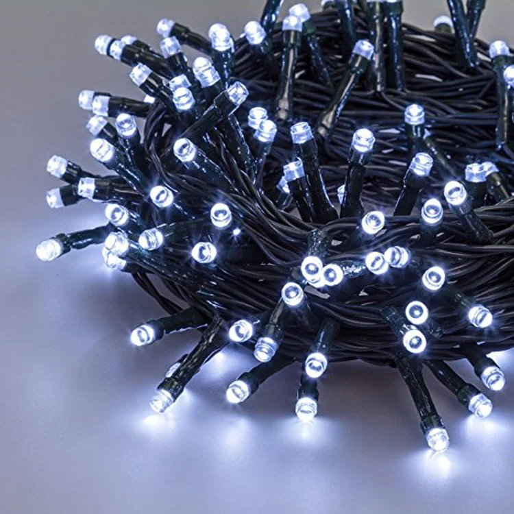 LED light chain 25.5 m, 360 LEDs , green cable, with memory controller