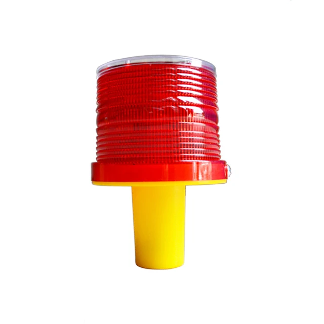 Traffic Solar Flashing Strobe Warning Light Led solar powered Amber Revolving Traffic Beacon Light
