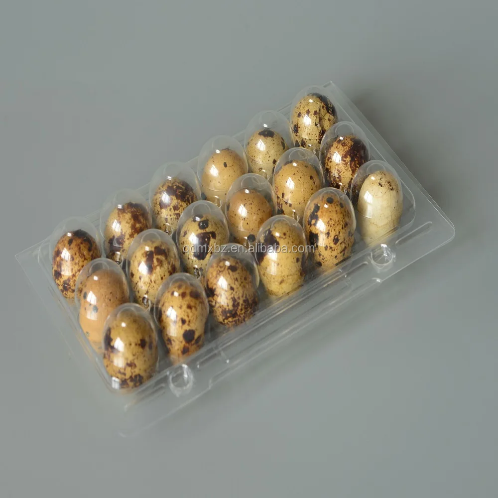 Одноразовый прозрачный пластиковый поднос для перепелов с 18