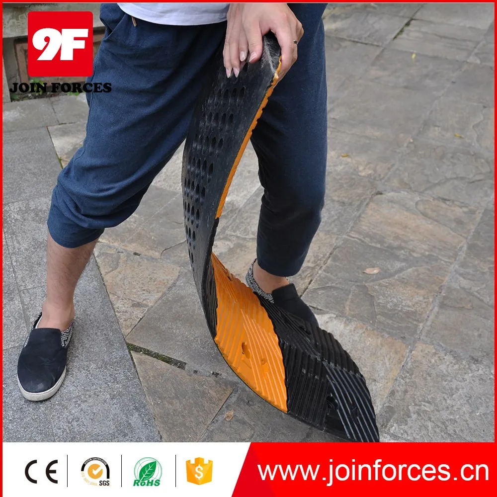 Factory outlets Road safety Rubber Speed Bump