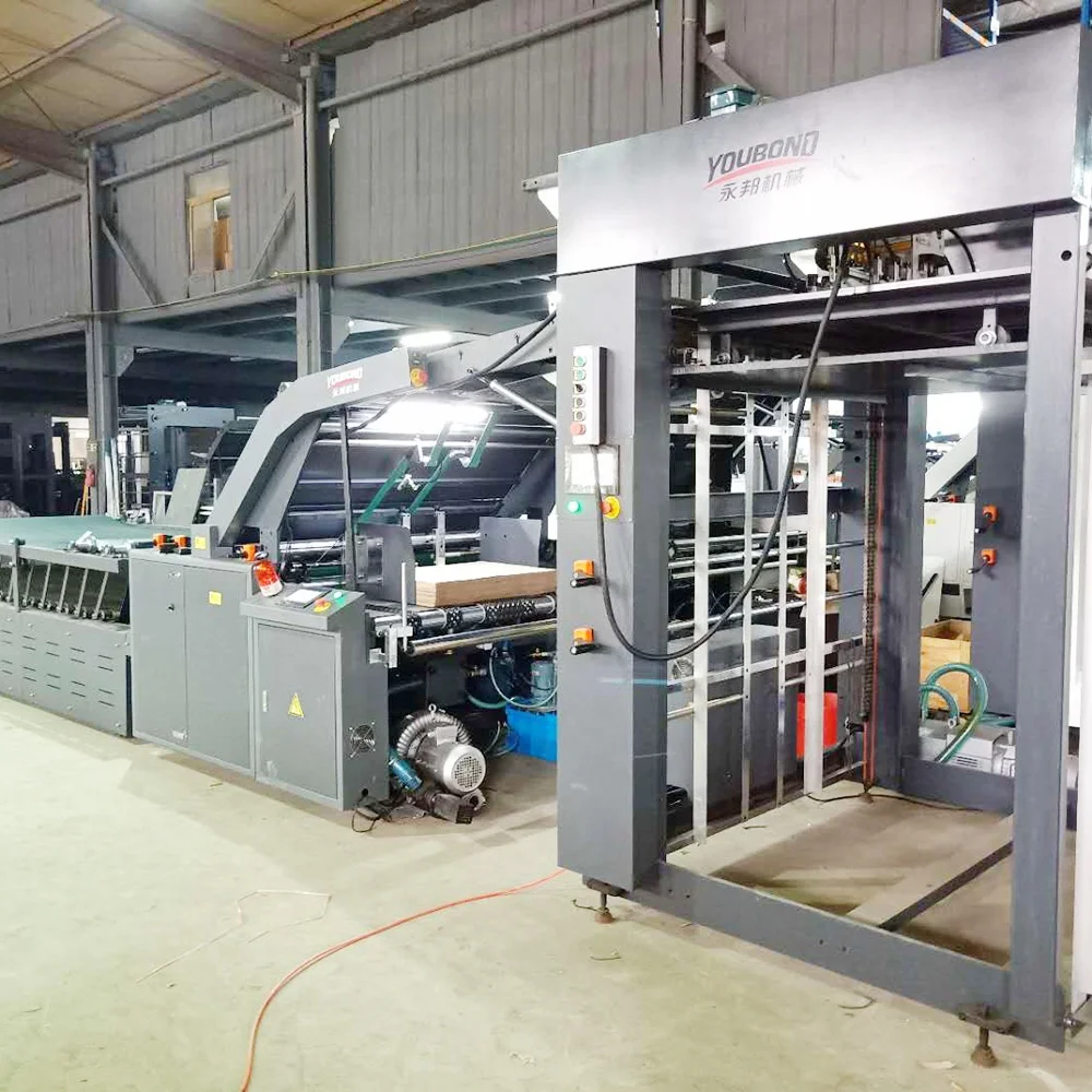 Youbond automatic manual flute laminating machine