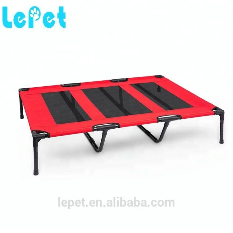 
Camping raised outdoor elevated dog bed with canopy 