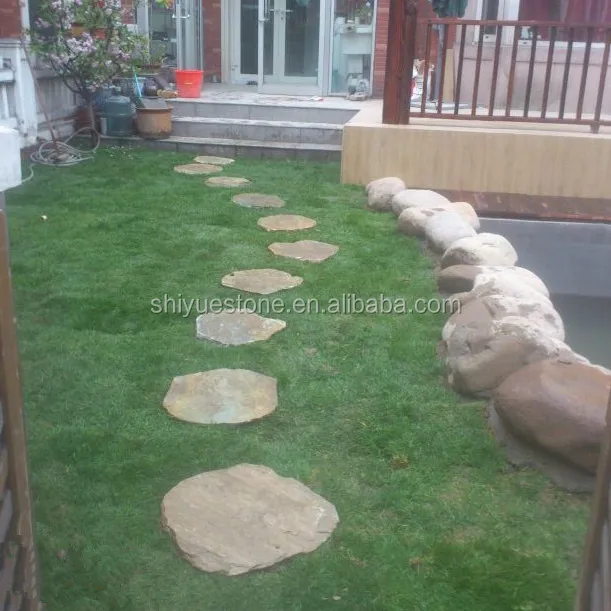 High Quality Natural Honed Outdoor Slate Stepping Stones