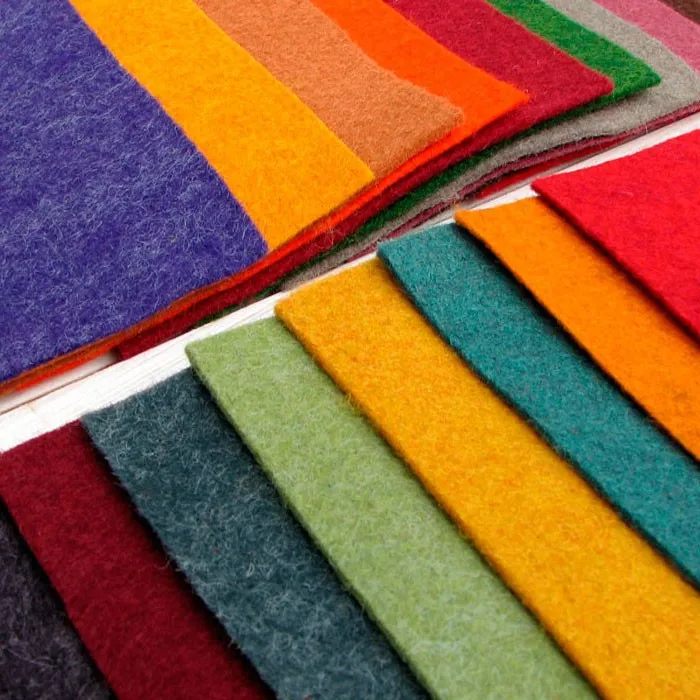 Superfine quality 5mm 6mm wool felt white