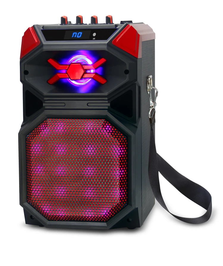 Динамики для вечеринки портативный беспроводной караоке деревянный горячая распродажа