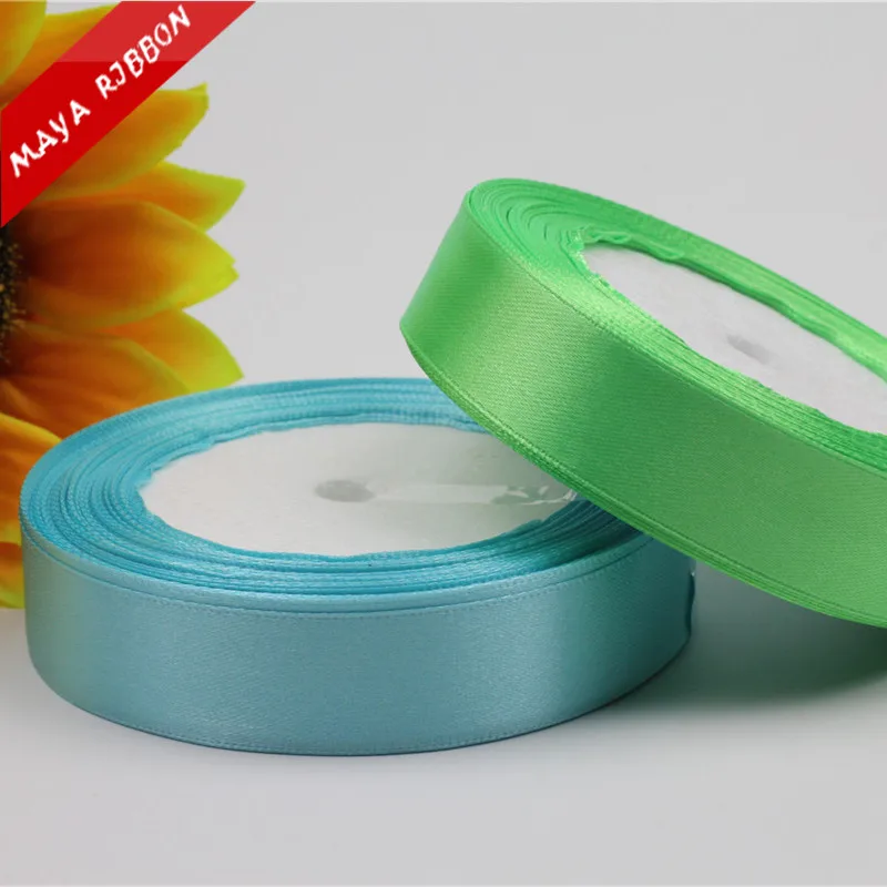 7/8 to 3 inch 100%polyester double face satin ribbon