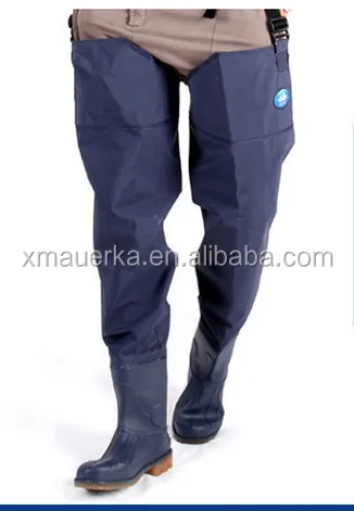 
Pvc coated fishing equipment boots knee wader 