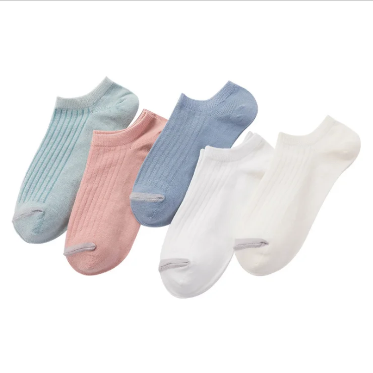 100% хлопок тонкие женские Корея носок Заводские Носки Производители
