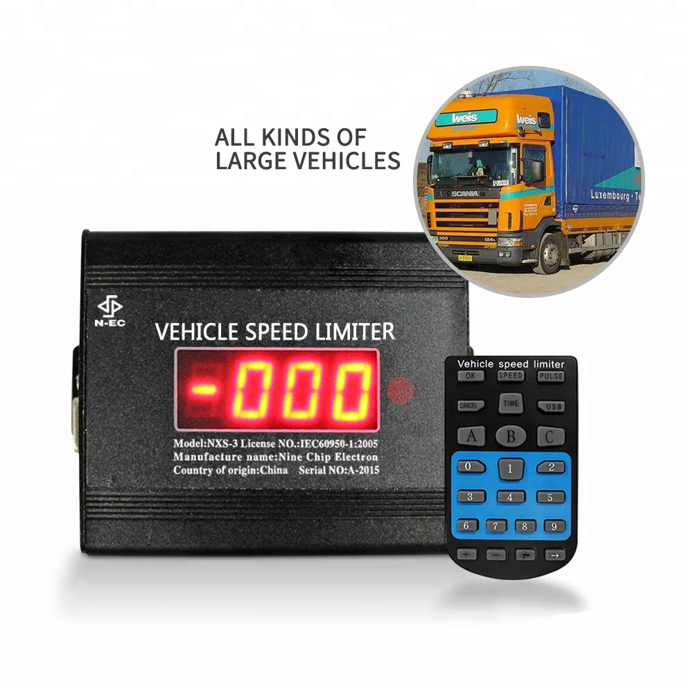 Multifunctional car truck motorcycle speed limiter with gps tracker,digital tachograph and printer