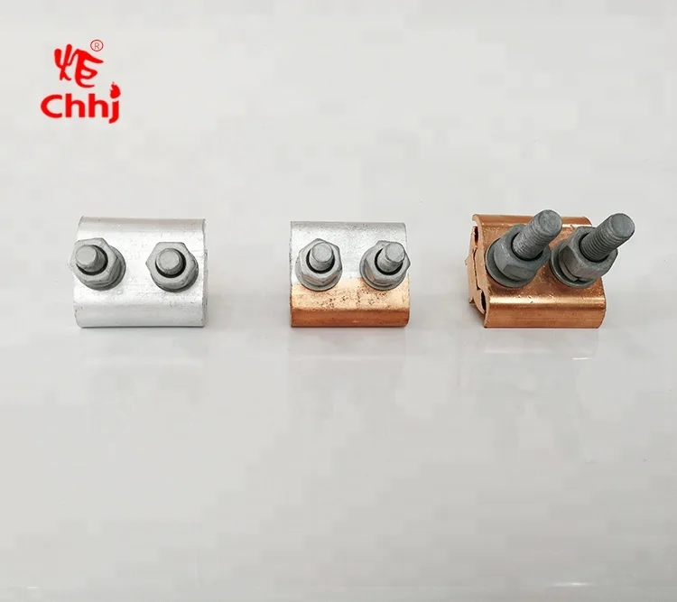 braze welding Parallel Groove PG clamp with two-three bolts