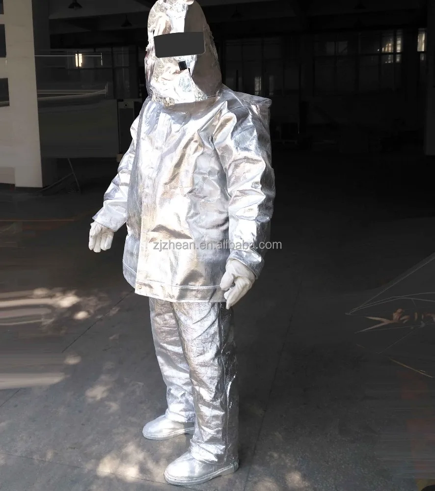 1000 Degree Heat Radiation Aluminum Foil Garment