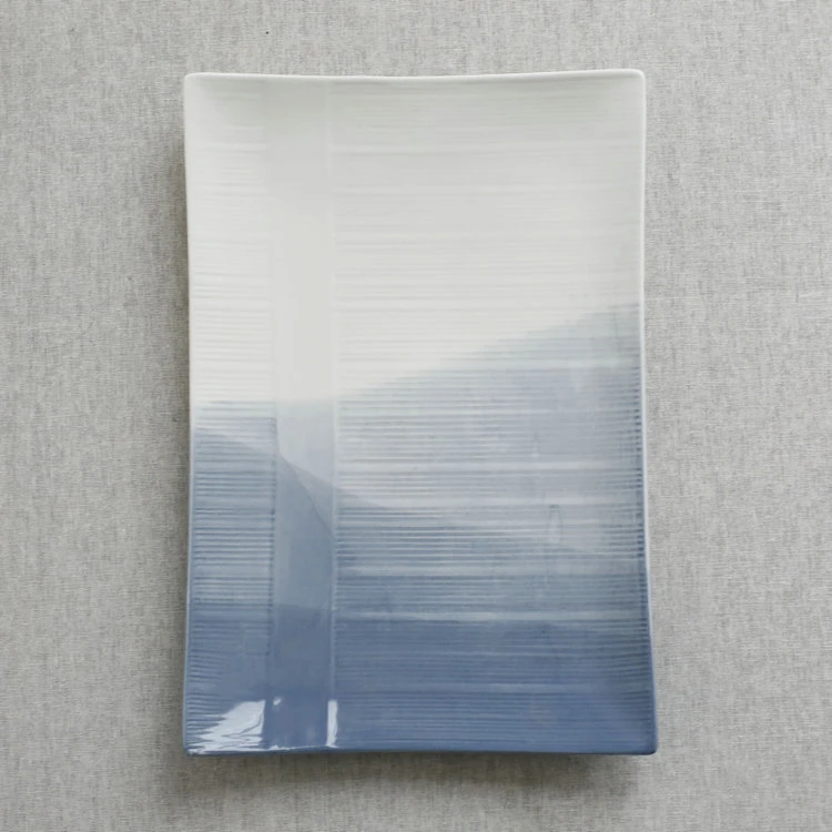 
porcelain dish platter custom pad printing ceramic plate for sale 