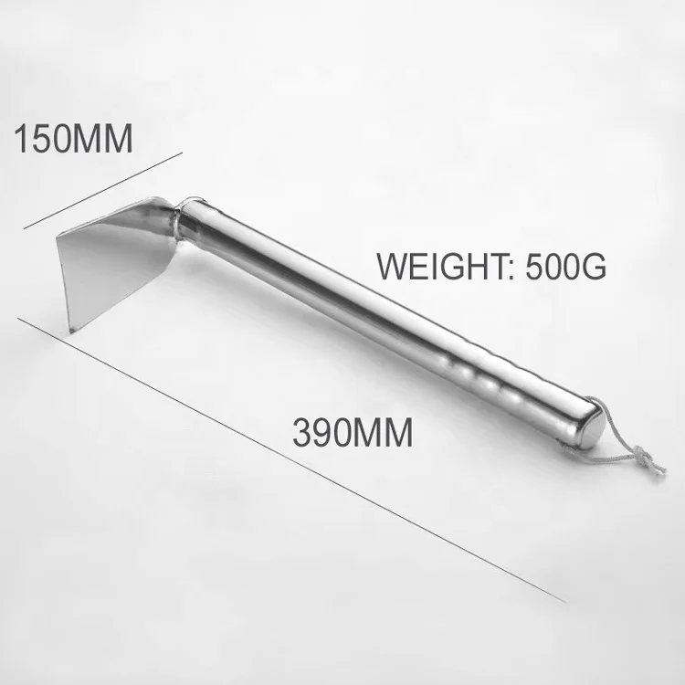  Сельскохозяйственная погрузка из нержавеющей стали 201 150x390 мм 500 граммов