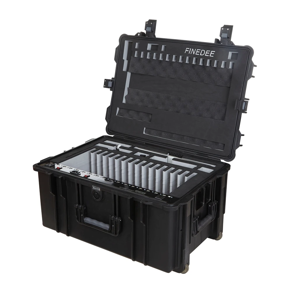 
F2-16S School Furniture Portable Tablet Charging Cart with SYNC 
