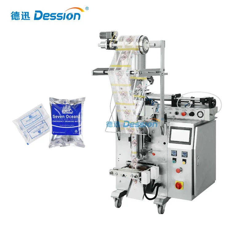 100ml 500ml Mineral Water Sachet Packaging Machine With Liquid Pouch Making Device