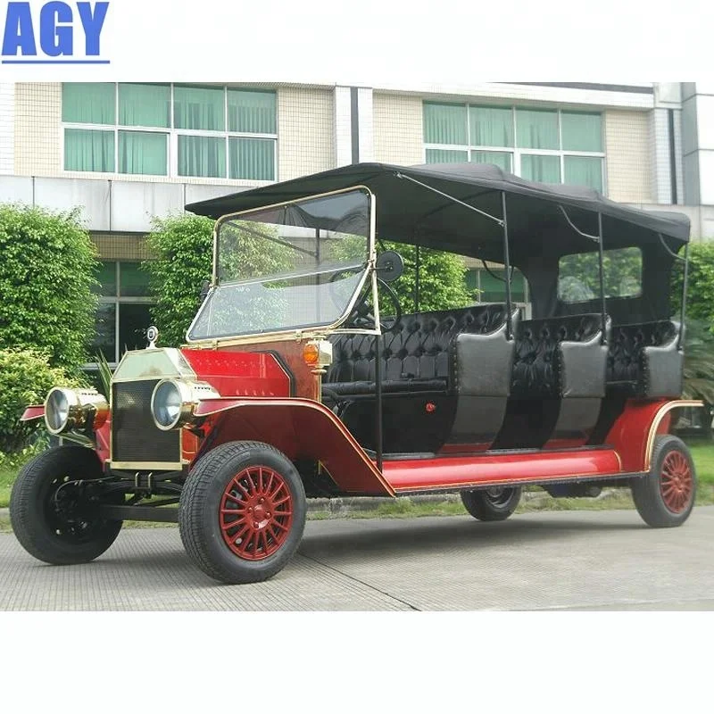  Электрическая винтажная тележка для гольфа AGY на 11 человек 72 вольта