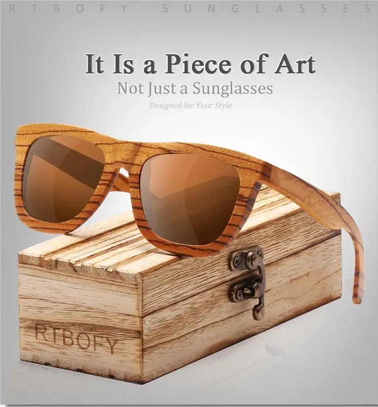 RTBOFY ray sun glasses  bamboo polarized sunglasses for wholesales
