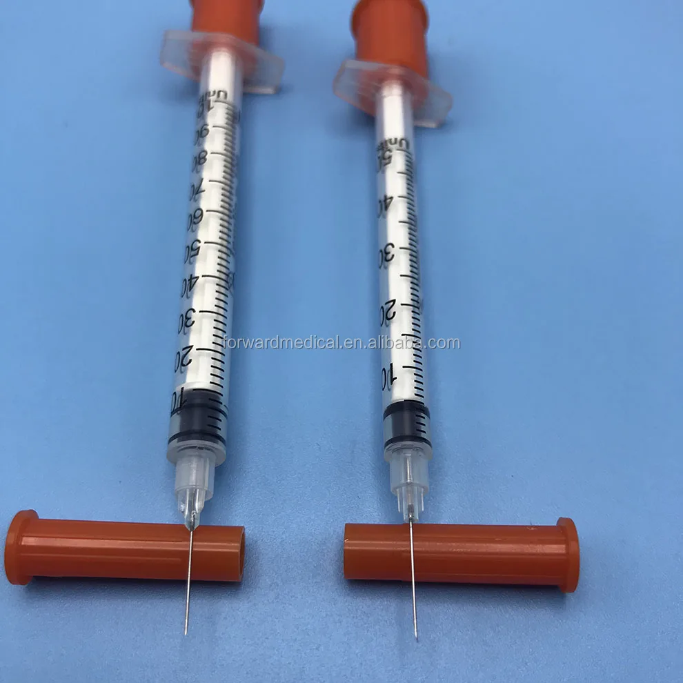 
disposable Insulin syringes for sale with 0.1ml 0.3ml 0.5ml 