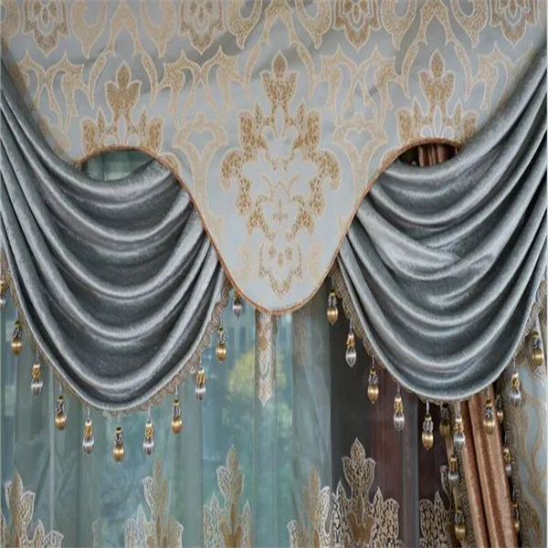 african latest curtain fashion designs with pattern sheer