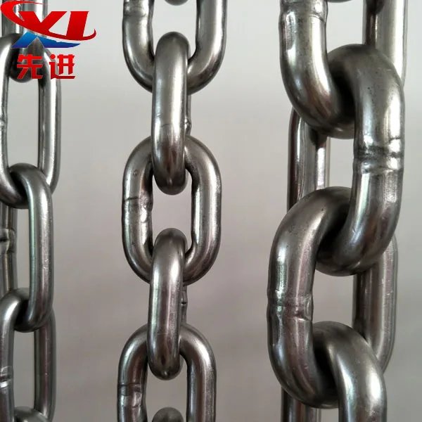 
26x92 high quality high strength stainless steel High temperature,decorative,slaughter chain round link chain for sale 