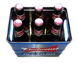 Customized print Ice beer Beverage Tin Bucket metal ice tin bucket for beer
