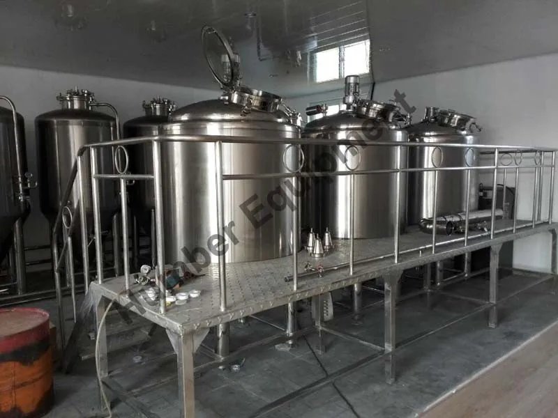 3.0 мм Толщина SUS304 Нержавеющей Стали 7 Баррель Пивоваренная Система Пиво Оборудование для Микро Пивоварня Завод