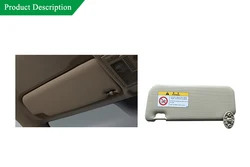 OEM качественный бежевый автомобильный солнцезащитный козырек для Camry