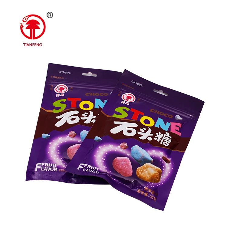 Chinese wholesale bulk halal milk candy hard confectionery sweet coconut milk candy stone rock bag packing candy