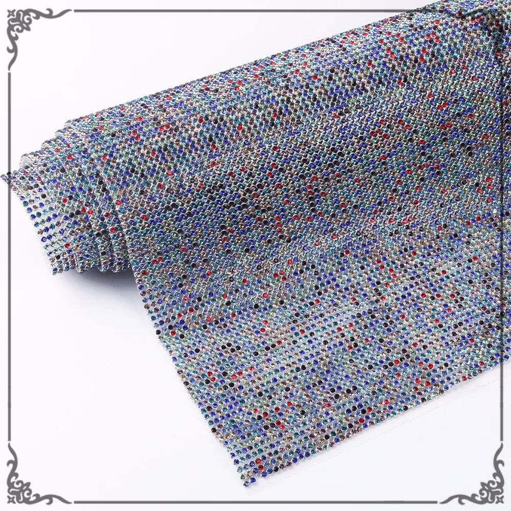 3 мм Черная смола металл кристалл стразы сетка основание лист алюминиевая для одежды