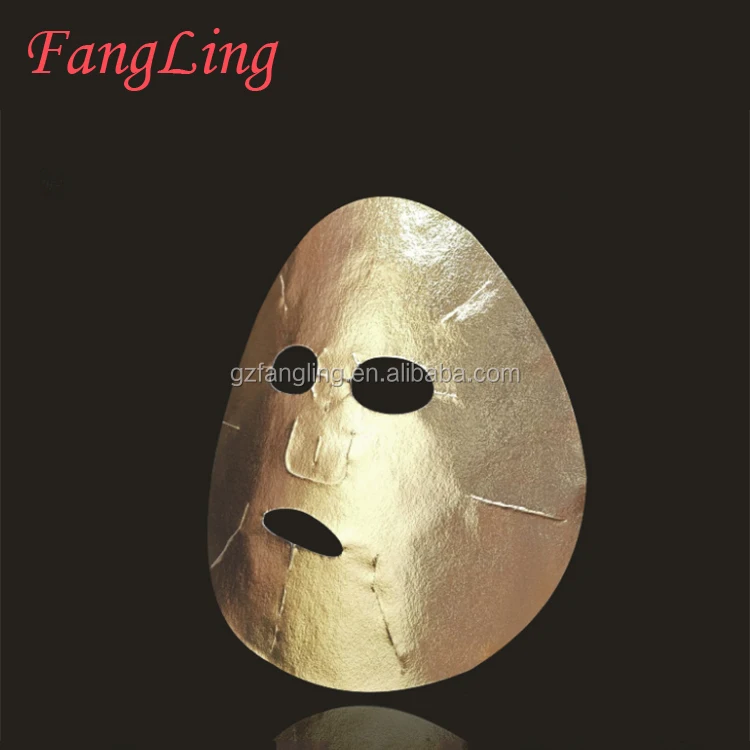 Korean Style New skin care 24K Gold Foil Caviar Facial Sheet Mask for Moisturizing Anti-Aging Firming Skin