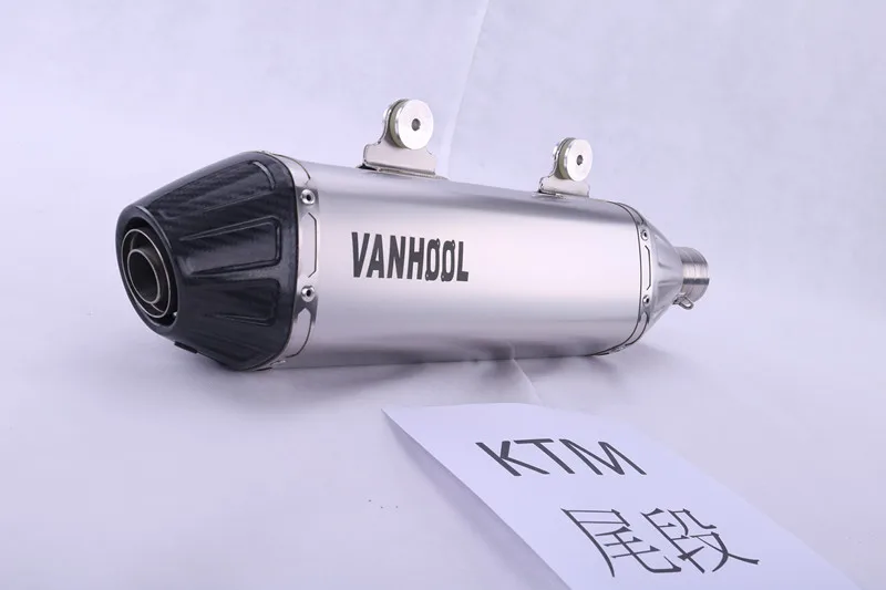 Универсальная Модифицированная выхлопная труба из титана для мотоцикла глушитель