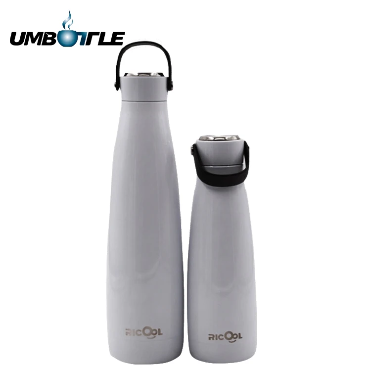 500ml Rubber paint Double wall Stainless Steel Insulated Water Bottle Vacuum Flask thermoses sports bottle