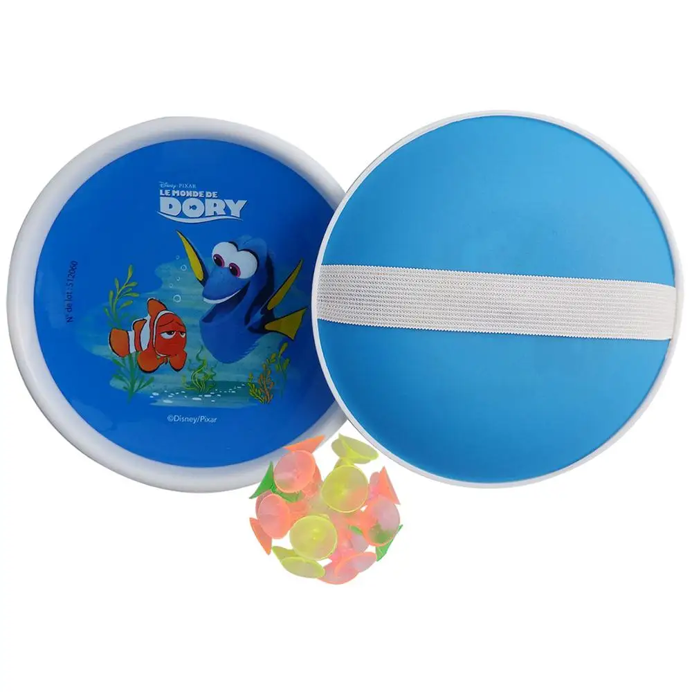 
hot sale professional customized sport plastic outdoor sticky catch ball toys ,suction racket and sticky ball 