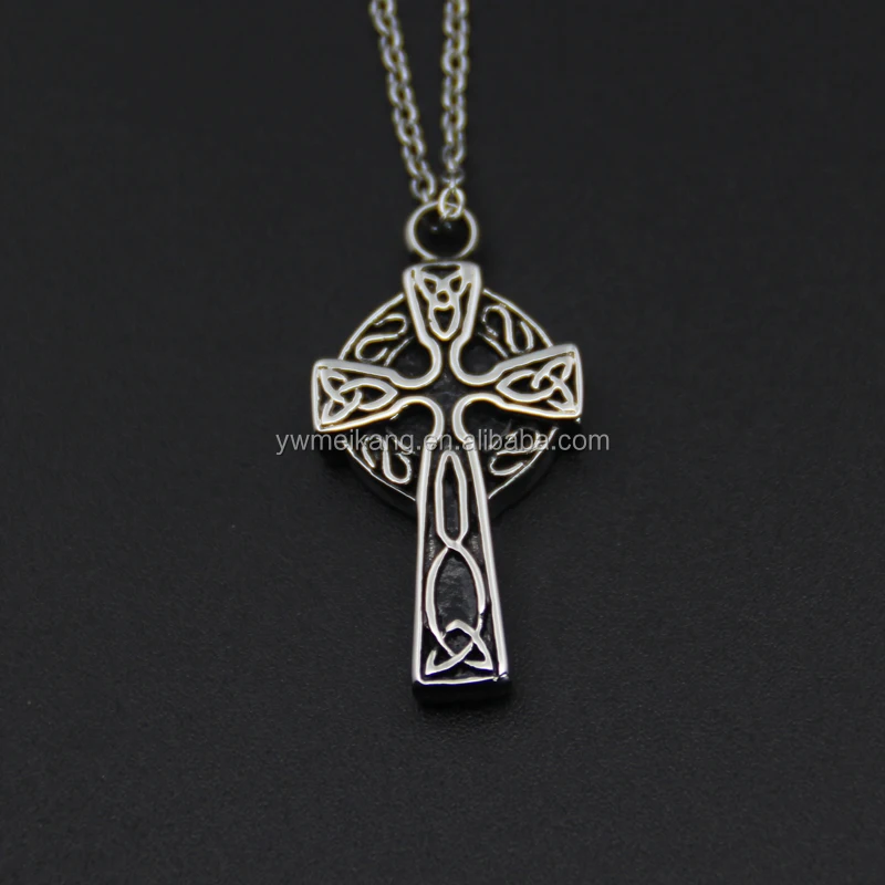 Celtic Cross Cremation Jewelry