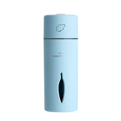 Colorful air usb portable mist Leaf humidifier for bedroom and office with nigh light