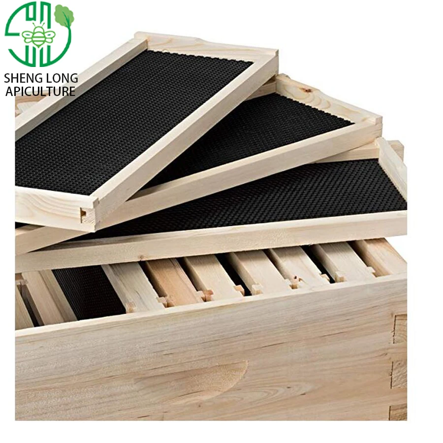 
Beehive 20 Frame Complete Box Kit (10 Deep and 10 Medium) with Metal Roof for Langstroth Beekeeping Beehive 