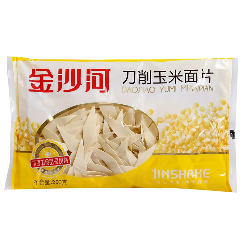 
Chinese Cheap and Traditional Corn Taste Sliced Noodles 