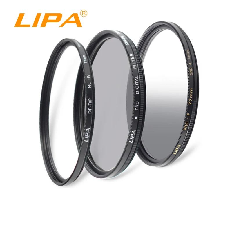 Circular effect filter set MC UV and CPL and GND filter for camera OEM/ODM
