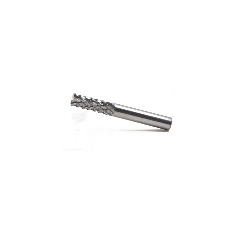 JACA 5A Grade Flat Bottom Corn teeth milling Corn teeth milling cutter Cement plate cutting bit Diameter:3.175/4/6mm