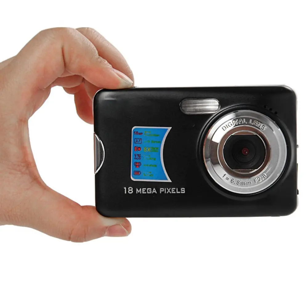 2.7 TFT Screen cheapest digital camera price 8x Digital Zoom Anti Shake and red eye reduction function digital
